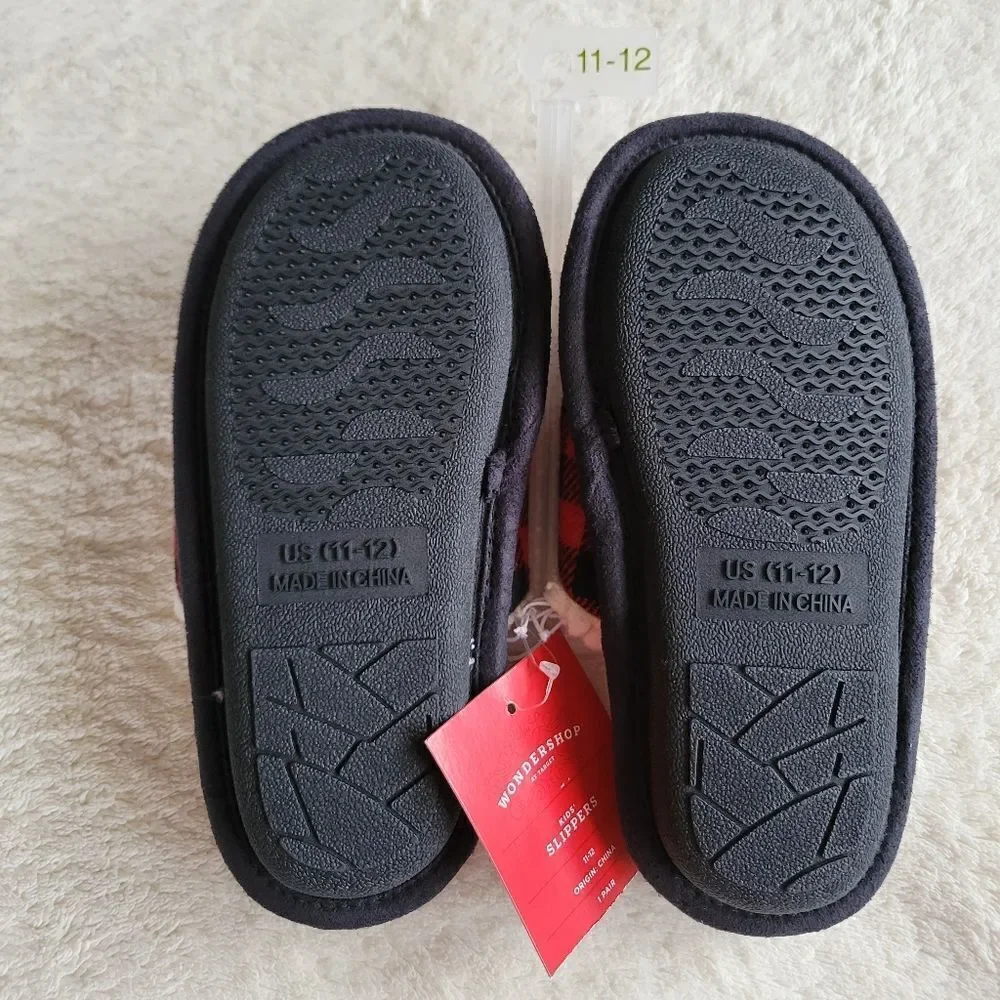 NEW WINTER unisex toddler boy or girl slippers size 11 12